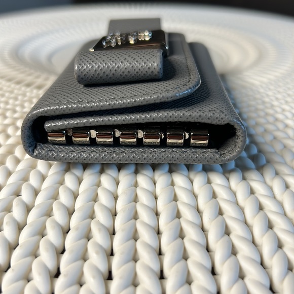 Authentic Prada Saffiano Ribbon Key Wallet - Picture 5 of 10